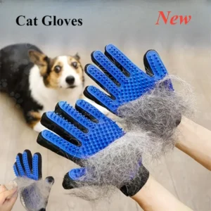 pet hair removal gloves comb